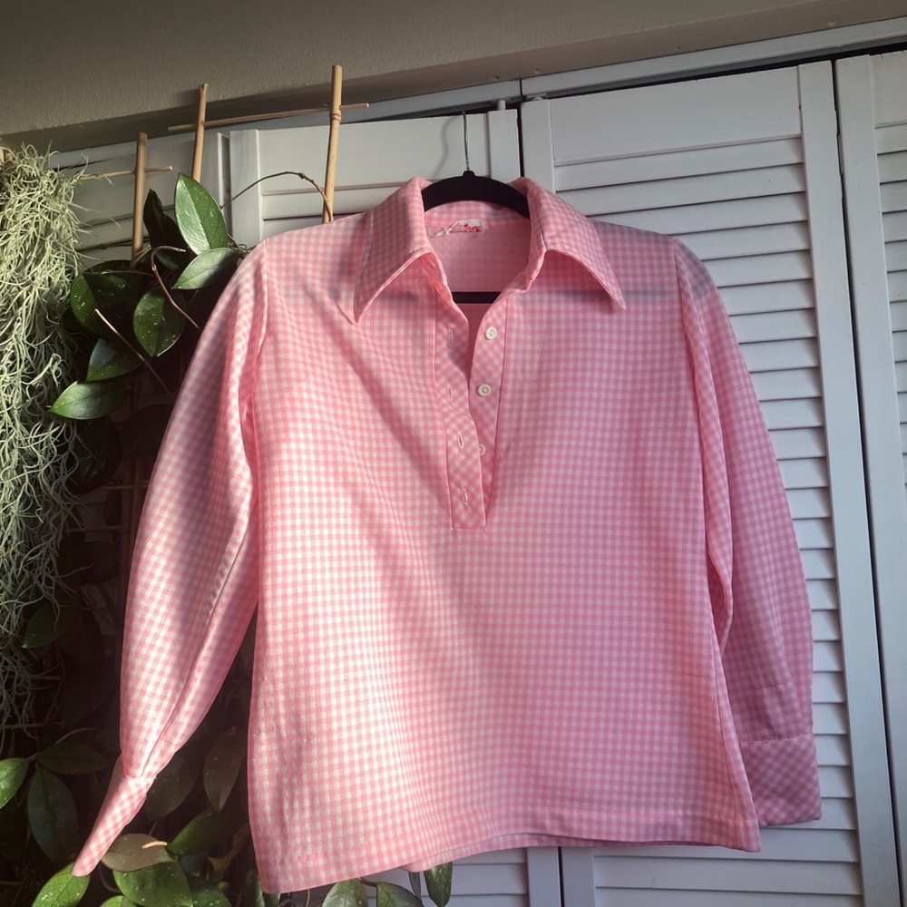 Sweethearts gingham blouse